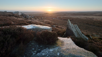 Moorland frost